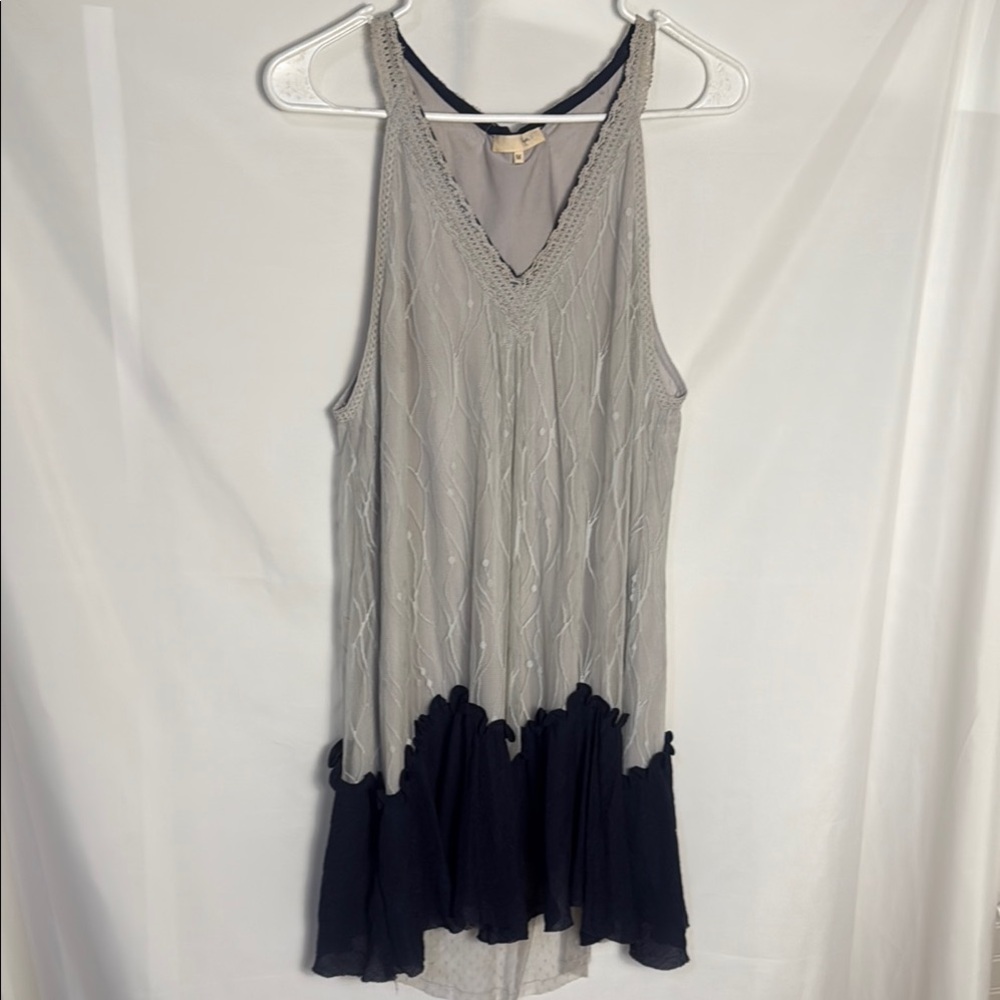 Ryu Gray and Black Dress with Ombré Design